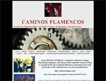 Tablet Screenshot of caminosflamencos.com